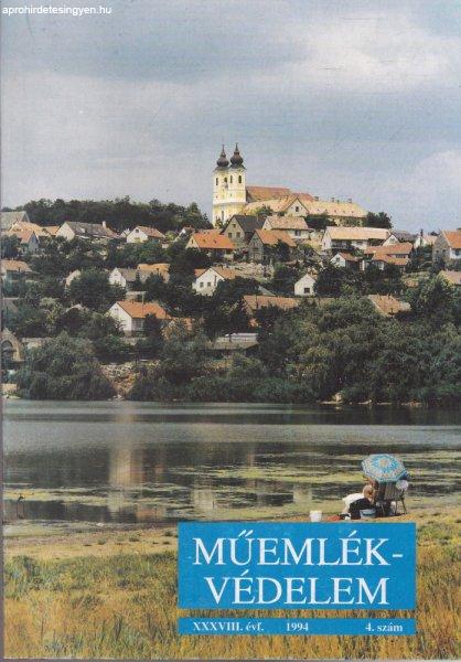 MŰEMLÉKVÉDELEM - XXXVIII. évf., 1994/4.