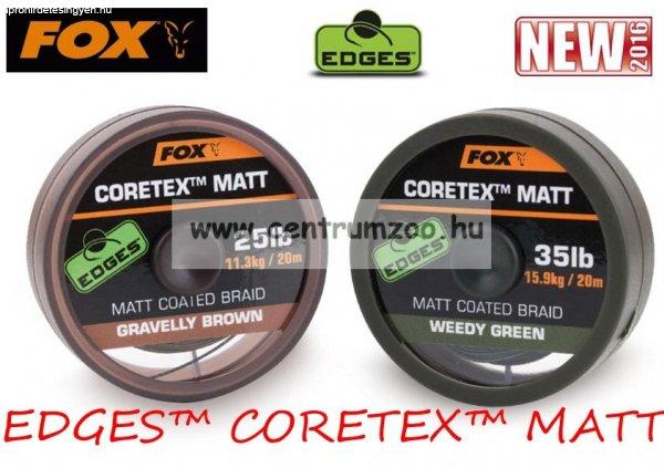 Fox Edges™ Coretex™ Matt - Weedy Green 35Lb - 20M (Cac432) Előkezsinór