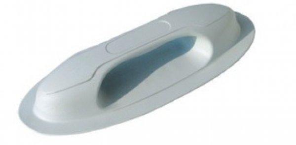 Gumicsónak fogantyú lapos pvc fekete 253x105mm GFN