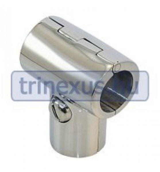 Korlátcsatlakozó nyitható T idom 90 fok 22 mm inox LIN