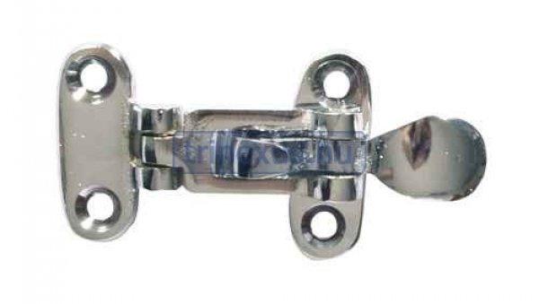 Retesz ajtóra feszítővel inox 105x50 mm EVA