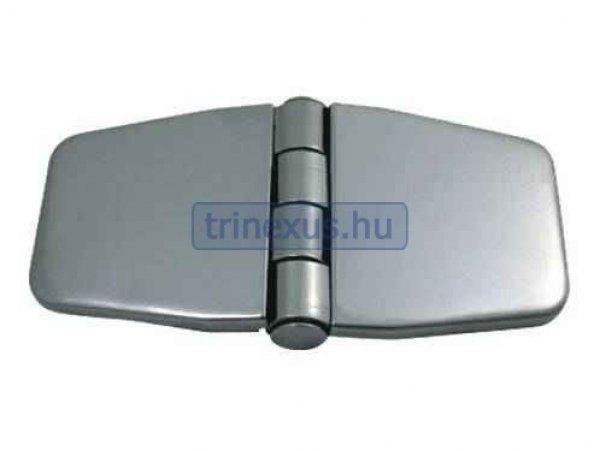 Zsanér fedett inox síkban 37x41 mm EVA