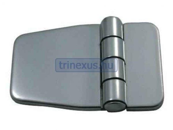Zsanér fedett inox síkban 56,7x36,5 mm EVA