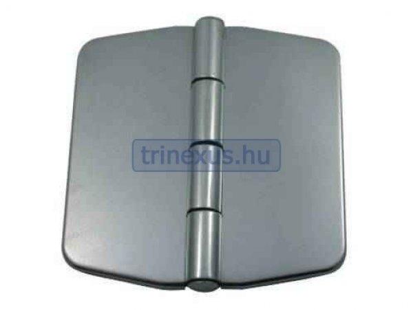 Zsanér fedett inox síkban 74x75 mm EVA