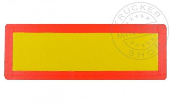 Fényvisszaverő tábla keretes 380x120mm