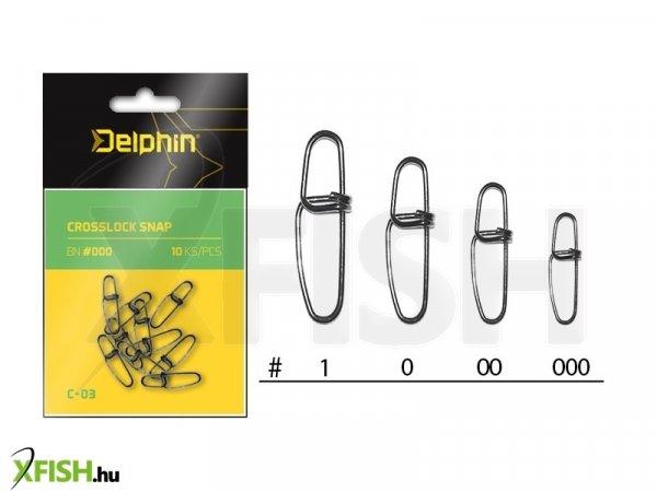 Delphin Crosslock Snap C-03/10Db Bn/0 Pergető Kapocs