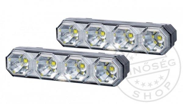 LED nappali menetjelző (DRL) 12/24V 4 POWER LED párban