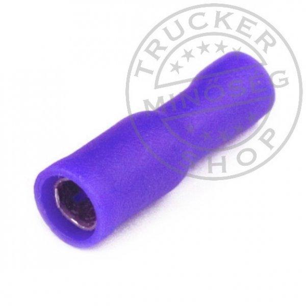 Szigetelt hengeres csúszósaru mama 4mm (10db) kék