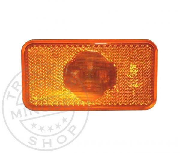 LED helyzetjelző lámpa 12/24V (102x54) sárga