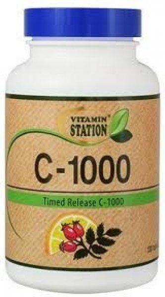 Vitamin Station C-1000 csipkebogyóval (120 db)