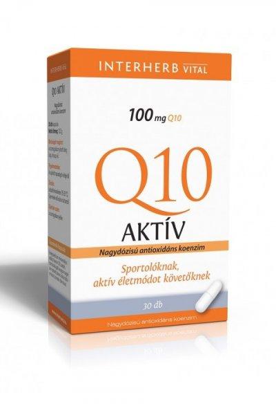 Interherb Vital Q10 Aktív 100 mg-os kapszula (30 db)