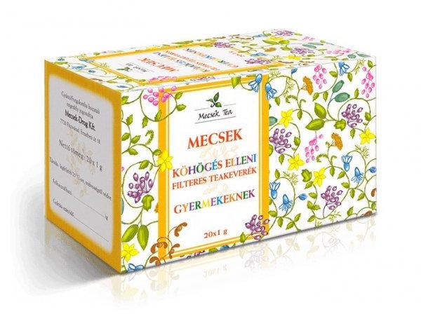 Mecsek Tea Köhögés csillapító tea gyermekeknek, filteres (20x1g)