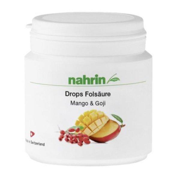 Nahrin Folsav rágótabletta mangóval és goji bogyóval (60 db/90 g)