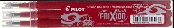 Rollertoll betét, 0,35 mm, törölhető, Pilot Frixion Ball/Clicker piros 3
db/csomag (BLS-FR-7-R-S3)