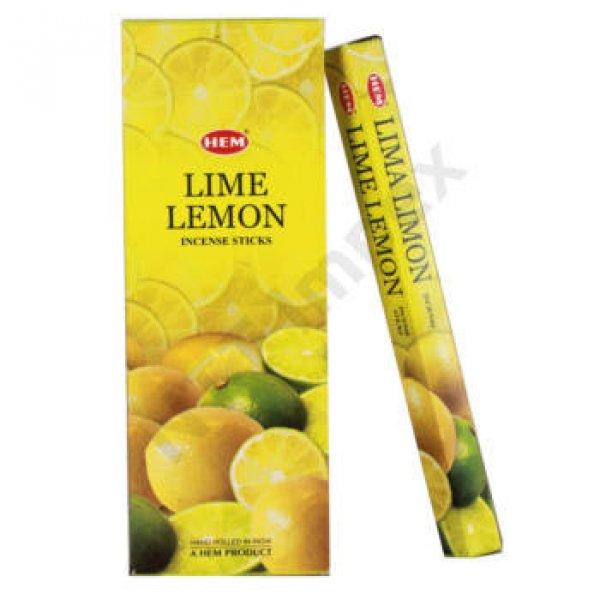 Füstölő 20 db * 6cs/doboz LIME LEMON