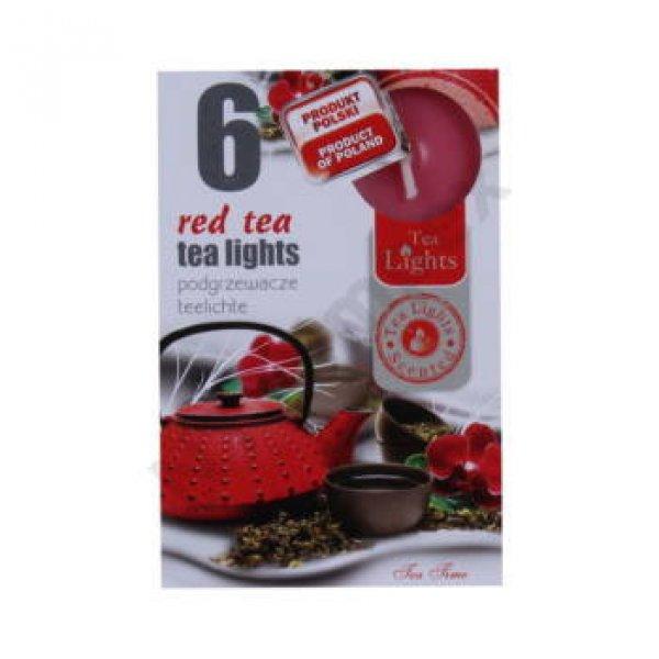 RED TEA teamécses, illatgyertya 6 db-os