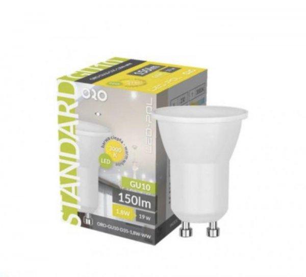 Mini GU10 LED spot égő D35 1,8W 3000K meleg fehér