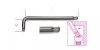 Beta 97BTX 45 Hajltott gmbfej Torx-imbuszkulcs, barntot