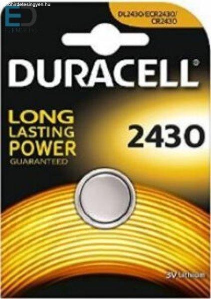  Duracell DL 2430 Lithium elem CR2430