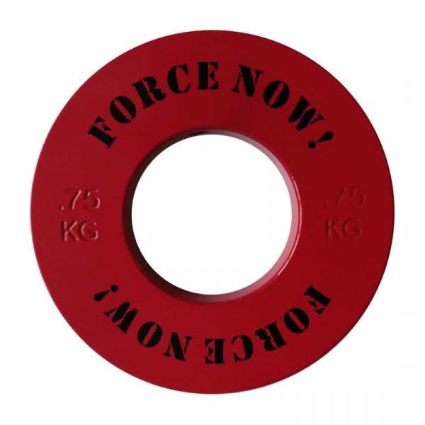 Force Now! Kalibrált frakciós súlytárcsa, acél (Calibrated steel plate),
0,75kg