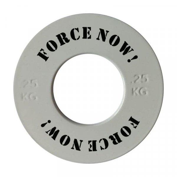 Force Now! Kalibrált frakciós súlytárcsa, acél (Calibrated steel plate),
0,25kg