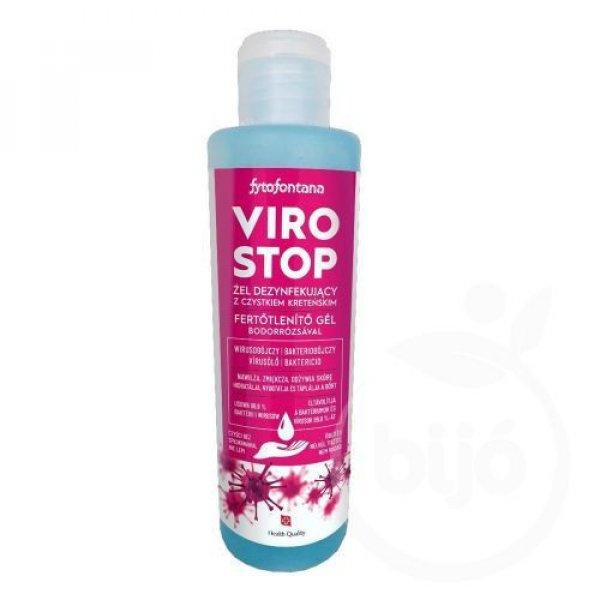 ViroStop vírusölő kézfertőtlenítő gél 200ml