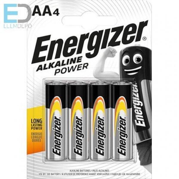 Energizer Alkaline Power NEW LR6 AA Bl4 NEW Plastic free pack(1 db ceruza elem )