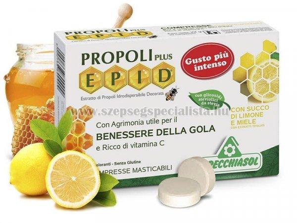 Specchiasol® Cukormentes Propolisz szopogatós tabletta mézes-citromos íz -
EPID® szabadalom, 600 ...