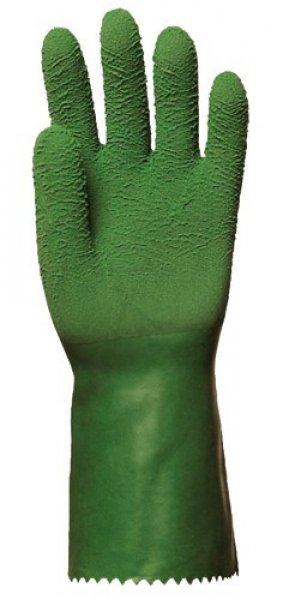 Mártott Zöld Krepp Latex, Érdes, Csúszásálló, 32 cm(10)