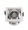 GU10 LED Spot Lmpatest Foglalat Fehr-Krm Design