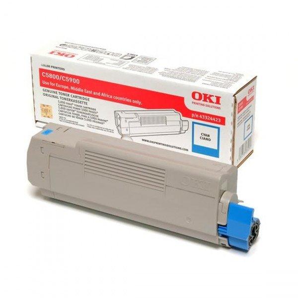 Oki C5800,5900 5K Eredeti Cyan Toner