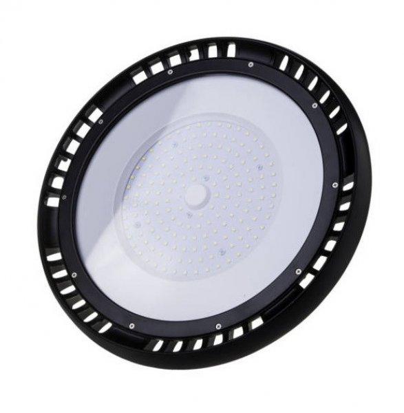 Fekete 150W UFO LED Csarnokvilágító Lámpa 120° Természetes Fehér Samsung
Chip