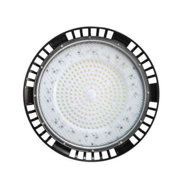 Fekete 150W UFO LED Csarnokvilágító Lámpa A++ 90° Természetes Fehér
Meanwell Tápegységgel