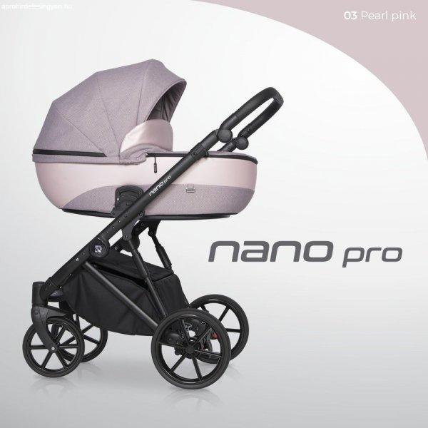  Riko Nano Pro 3:1 multifunkciós babakocsi 03 Pearl pink