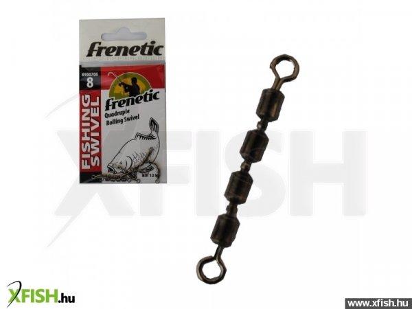 Frenetic Quadruple Rolling Swivel | Kiszerelés: 10 Db / Csomag, Méret: 10,
Szín: Fekete