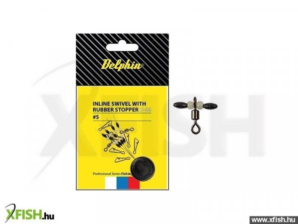 Delphin Inline Swivel With Rubber Stopper S / 0 - Forgó Kapocs