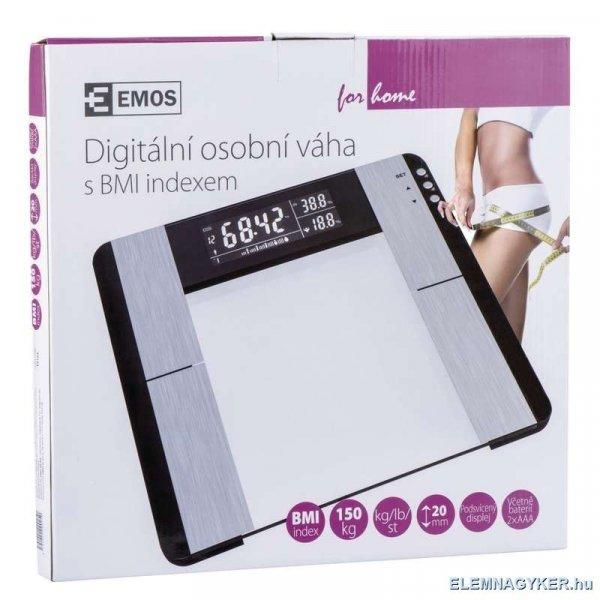 EMOS személymérleg testtömegindex méréssel PT-718 (EV104)