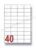 52,5x29,7mm 40 db/v Rayfilm ves etikett cmke [0304A]