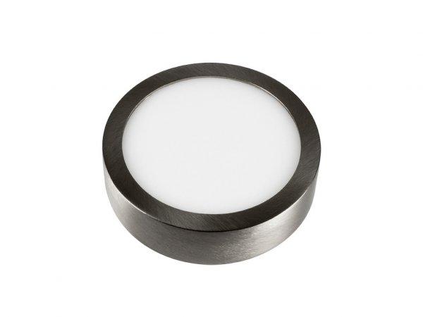 6W Falon Kívüli Matt Króm LED Panel Meleg Fehér