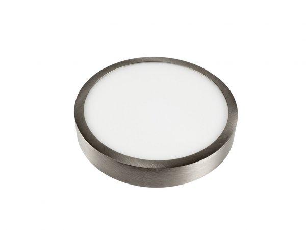 12W Falon Kívüli Matt Króm LED Panel Meleg Fehér