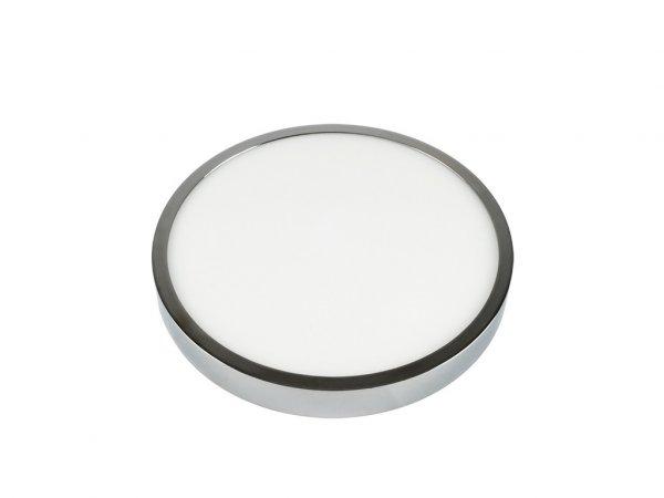 18W Falon Kívüli Fényes Króm LED Panel Meleg Fehér