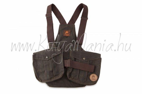 Firedog Waxed cotton Dummytartó mellény Trainer M brown