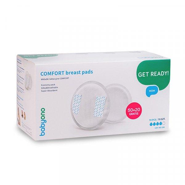 BabyOno Eldobható melltartóbetét 70db #296