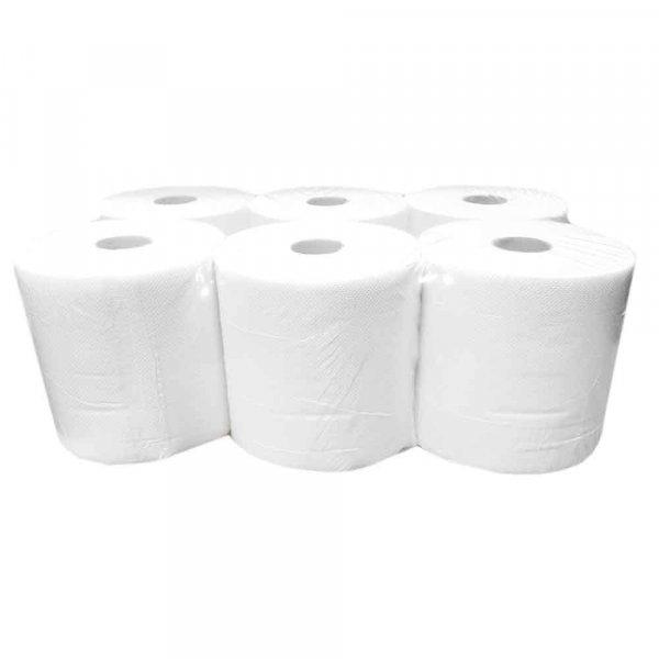 KÉZTÖRLŐ TEKERCSES 2R. FEHÉR 100% CELL (19 CM) 6 tekercs
