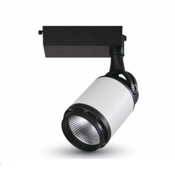 10W LED Sínes Lámpa Üzlet Világítás Meleg Fehér - Fekete-Fehér Test