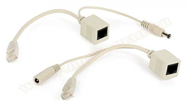 POE tápfeladó adapter kábel szett, 3862