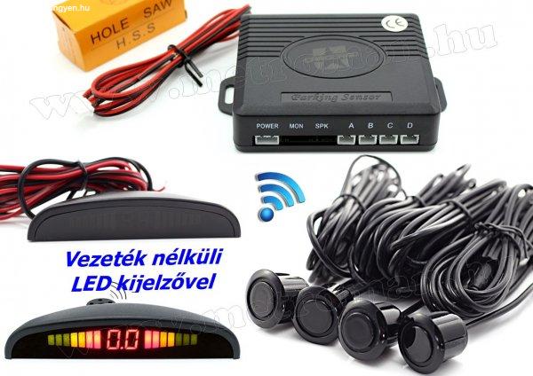 Vezeték nélküli tolatóradar LED kijelzővel Carguard MM003-W