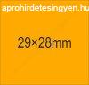 29x28mm fluo narancs ORIGINAL razcmke