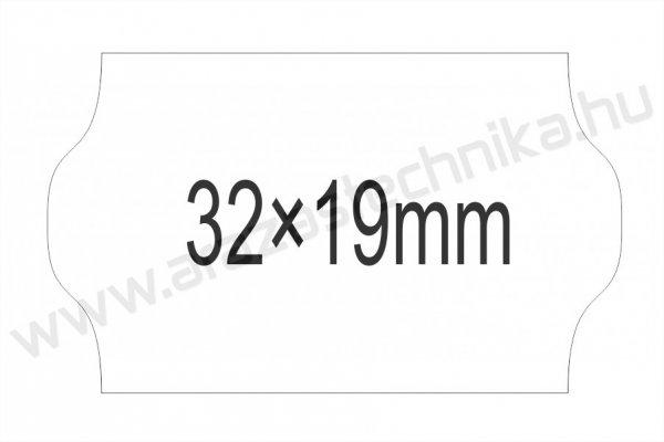 32x19mm ORIGINAL fehér árazószalag (1.000db/tek)