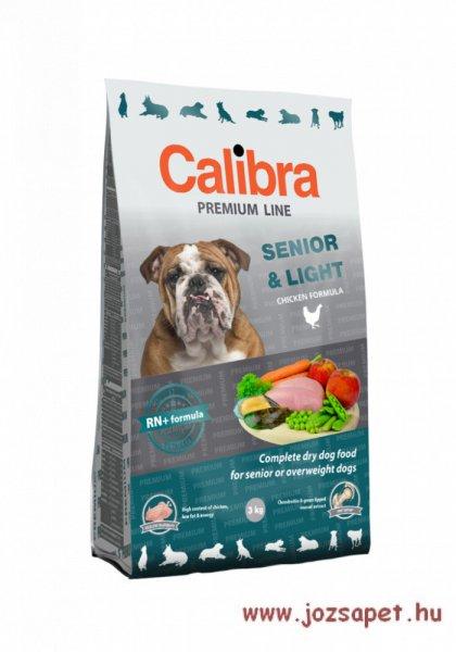 Calibra Dog Premium SENIOR & LIGHT kutyatáp 12kg idősebb vagy túlsúlyos
kutyáknak